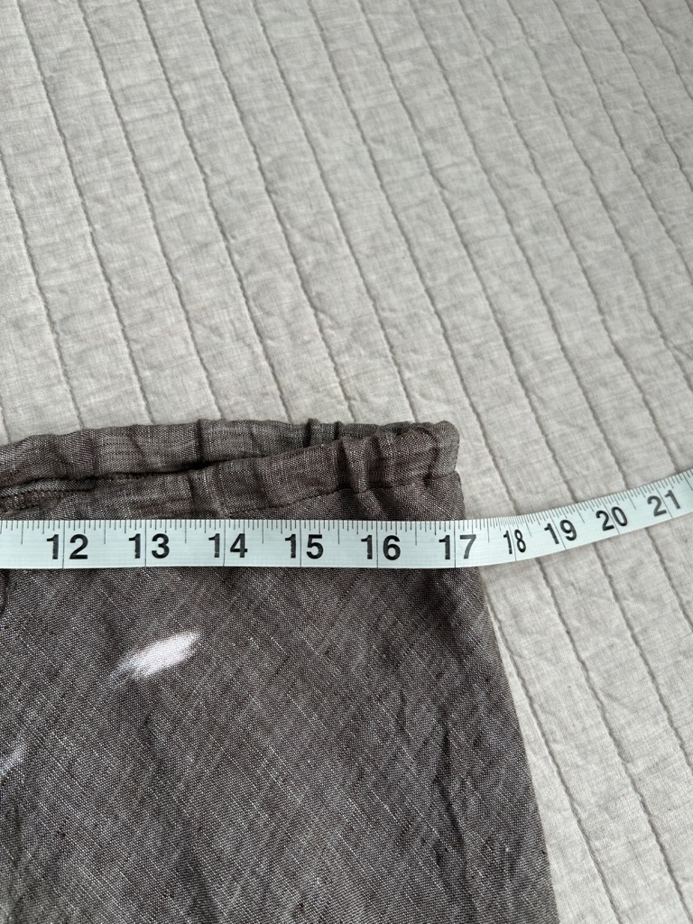 Vtg Y2K Eddie Bauer 100% linen pull on cottage Prairie western maxi skirt M tall - Picture 12 of 14